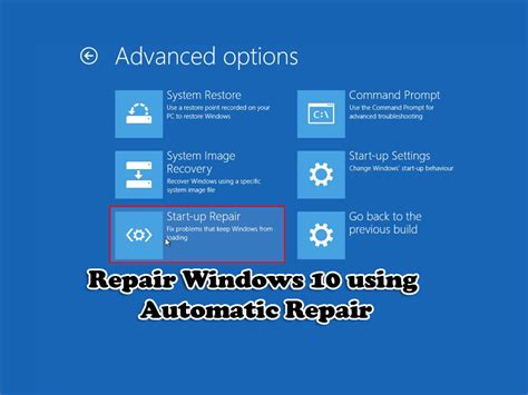 Repair Windows Using Automatic Repair Malware Removal Pc Repair And How To Videos