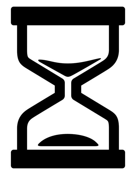 Black Hourglass Png Clipart Png All Png All