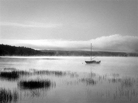 Foggy Morning Lake Massabesic Walter Gaddis Flickr