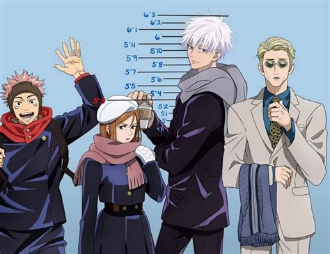 Jujutsu Kaisen Characters Height Anime Wp List