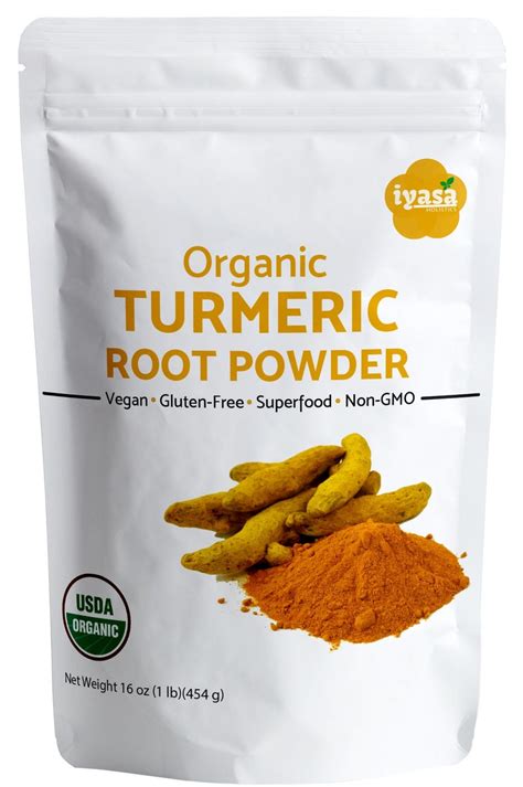 Organic Turmeric Root Powder Curcumin Longa Finely Ground Etsy