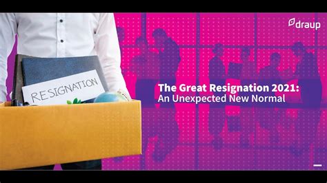 The Great Resignation An Unexpected New Normal Youtube