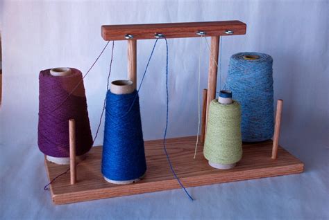 Holder Wooden Yarn Warp Cone Spool Holder Guide Rack With 8 Etsy