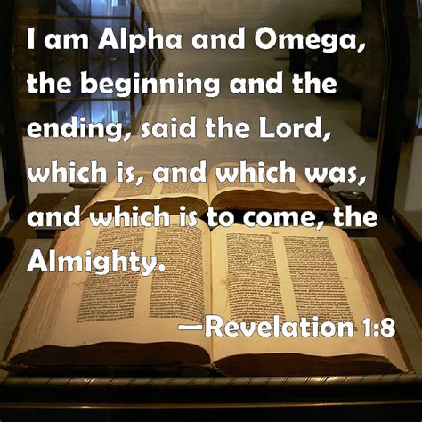 Revelation 18 I Am Alpha And Omega The Beginning And The Ending Said