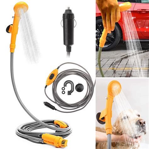 Portable Outdoor Camping Shower Kit 12v Automobile Showers With Water