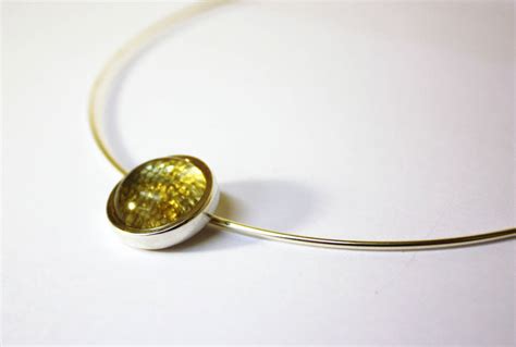 Flat Round Silver Necklace By Kate Holdsworth Designs