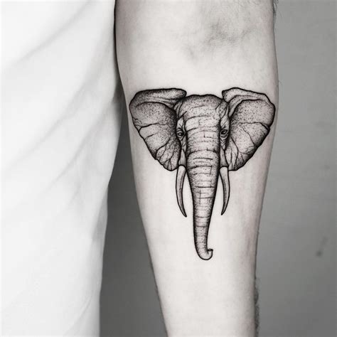 Elephant Head Tattoo Geometric Elephant Tattoo Elephant Tattoo Meaning Elephant Tattoo Design