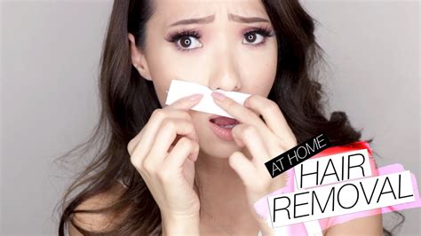 easy at home facial hair removal youtube