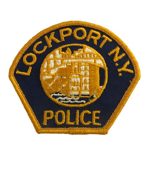 LOCKPORT NY POLICE PATCH
