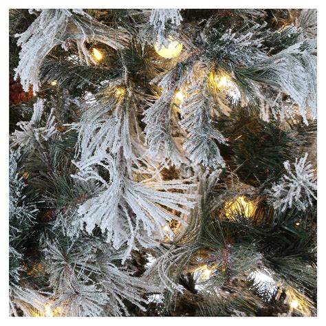 Christmas Tree 200 Cm Snow Covered Pine With Natural Pine Online