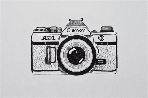 Canon Camera Drawing At PaintingValley Com Explore Collection Of