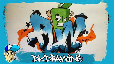 How To Draw Graffiti Fun Letters Step By Step Youtube