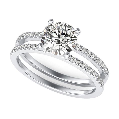 A marquise double halo engagement ring is an engagement ring style with extreme effervesce that is a magnificent remedy if you appreciate a ring that will always seem striking by itself. Double Band Engagement Ring - Edwin Novel Jewelry Design