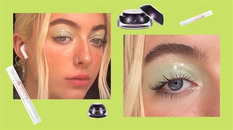 Wet Makeup Glossy Lids And Dewy Skin 🌱 Youtube