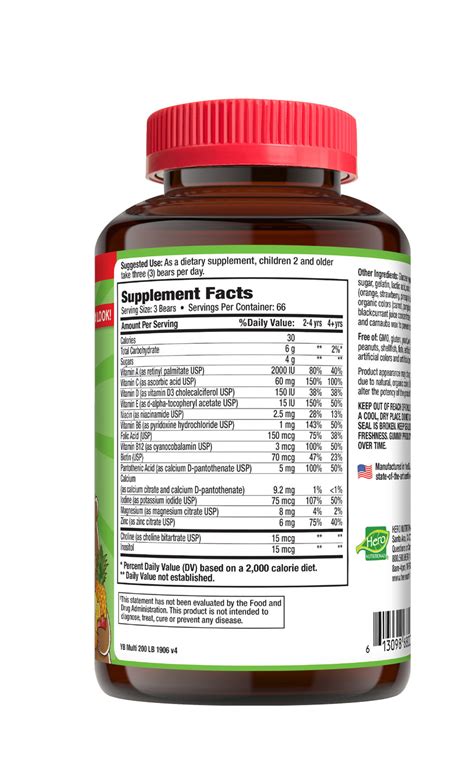 We did not find results for: Complete Multi Value Size - Hero Nutritionals - Gummy ...