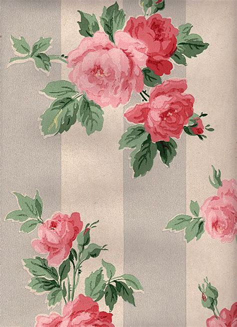 Free Download 12 Vintage Wallpapers Cabbage Roses And More The Graphics