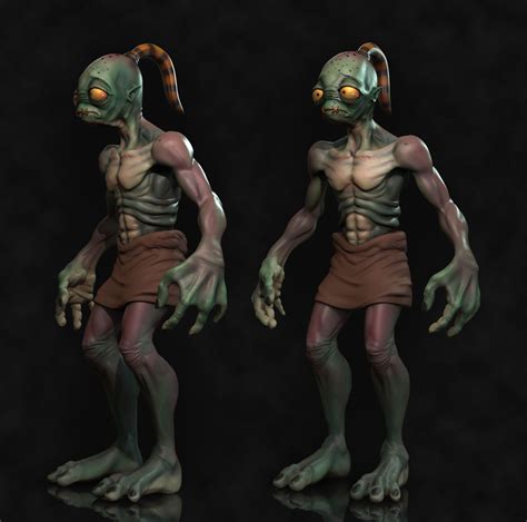 Oddworld Abe 3d Model By Foxhound1984 On Deviantart