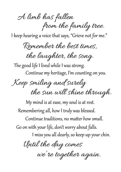 The All In One Funeral Personalization Suite Tribute Center Funeral Poems Funeral Quotes