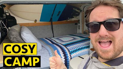A Cosy Night Stealth Van Camping At My Favourite Beach Youtube