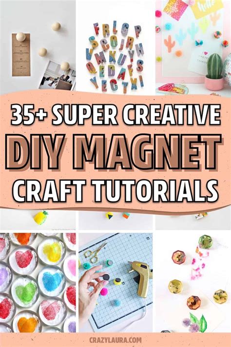 30 Easy Diy Magnets And Craft Tutorial Ideas Diy Magnets Magnet