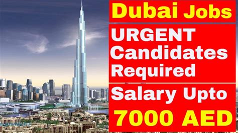 Dubai, uae has no minimum wage rates or standardized salaries, and salaries are usually similar to, or greater than those paid in western nations. DUBAI JOBS Friday Special Jobs || GOOD SALARY PACKAGE ...
