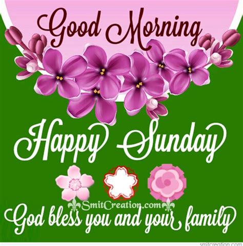 Good Morning Happy Sunday God Bless You