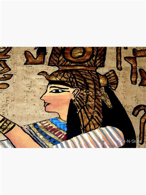 Egyptian Art Print Of Isis Goddess Of Egypt Divine Mother Of Pharaoh