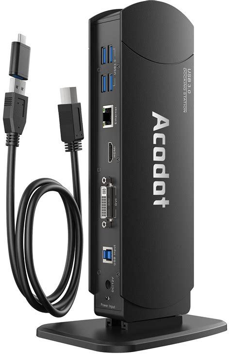 Buy Acodot Usb 30 Universal Docking Station 13 In 1 Laptop Docking