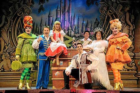 opening night for cinderella panto at hippodrome express and star