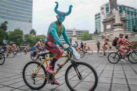 Fotos Los Ciclistas Desnudos Que Rodaron En Cdmx Capital México