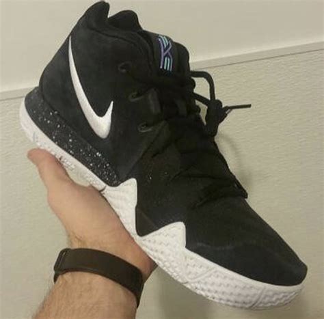 That time, he was still playing for the franchise the cleveland cavaliers, the same it also fused old and new shoe technologies and design elements. Nike Kyrie 4 Black White Anthracite Light Racer Blue - Sneaker Bar Detroit