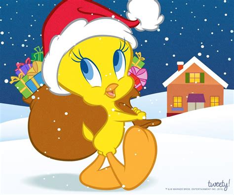 Tinkevidia Tweety Christmas Cartoons Looney Tunes Cartoons