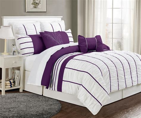 Other optional comforter fills are also available for you who get curious about other choices. Purple And Gold Comforter Sets
