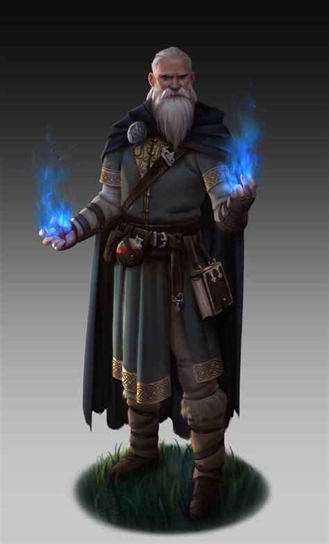 Mage By Nathanparkart On Deviantart Fantasy Wizard Character Art Dungeons And Dragons Characters