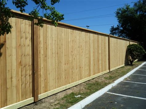8 Ft Cedar Cap Top Fence With 2x6 Rot Board 2x6 Cedar Trim Facia Every