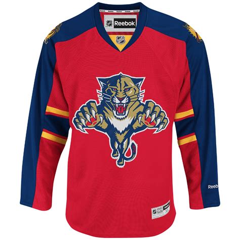 Reebok Florida Panthers Red Premier Home Jersey