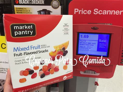 Target Market Pantry Mixed Fruit Snacks A 161 Reg 699 Termina 2