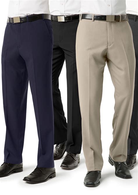 Mens Classic Flat Front Pant Bs29210 Promote It