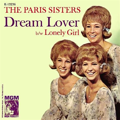 Paris Sisters Its Trad Dad 1962 Dream Lover Lonely Girl