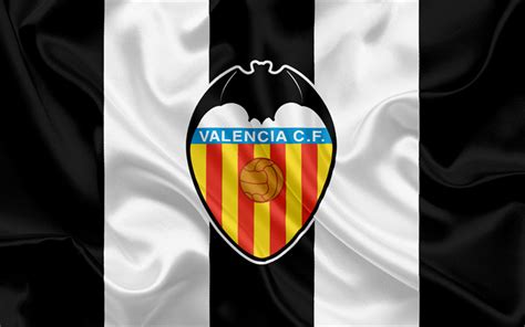 Download Wallpapers Valencia Fc Professional Football Club Emblem