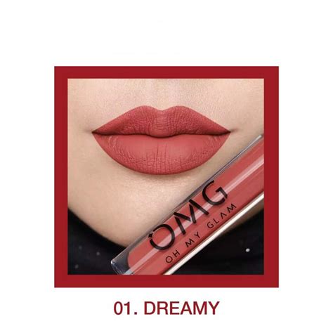 OMG Oh My Glam Matte Kiss Lip Cream 01 Dreamy 3 5 G Raena Beauty