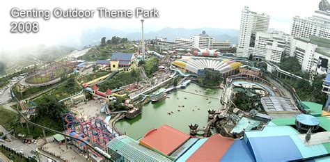 The outdoor theme park is genting highland's largest family attraction, offering recreational activities and amusement rides in a cooling environment high up the mountain slopes. Genting Outdoor Theme Park