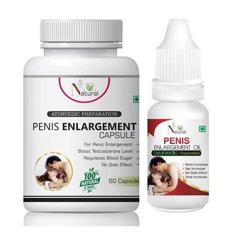 Buy Natural Penis Enlargement Capsule 60s Penis Enlargement Oil 15