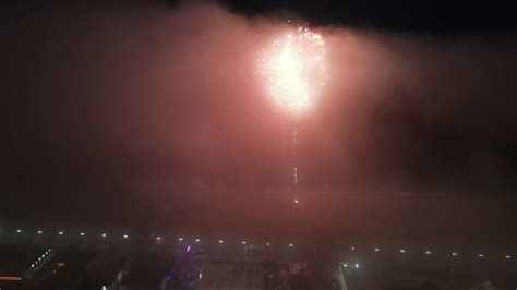 New Year Eve Fireworks Above The Mist O Youtube