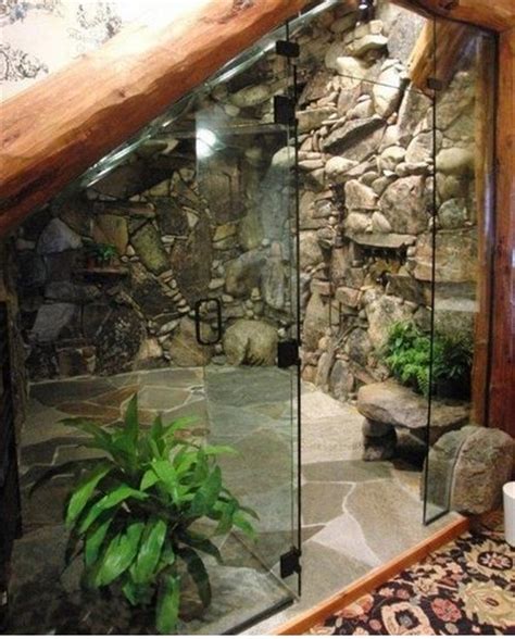 Waterfall Bathroom Inspiration Tropical Decor Hawaii House Ideas