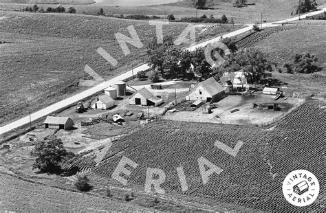 Vintage Aerial Iowa Montgomery County 1980 16 Xmo 31