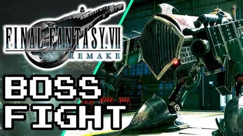 Final Fantasy 7 Remake Sweeper Boss Fight Japanese Youtube
