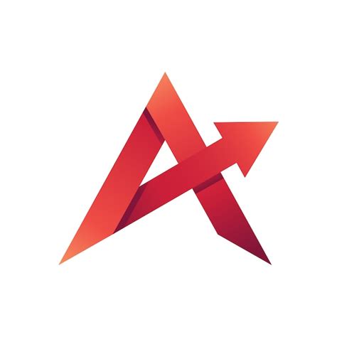 Premium Vector Letter A With Arrow Logo Template
