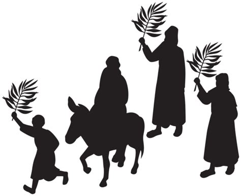 Palm Sunday Crafts Journaling Image Transparent Silhouette Png