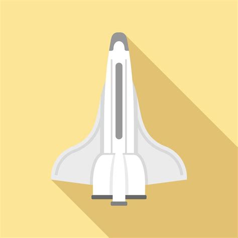 Spaceship Icon Flat Style 14462297 Vector Art At Vecteezy
